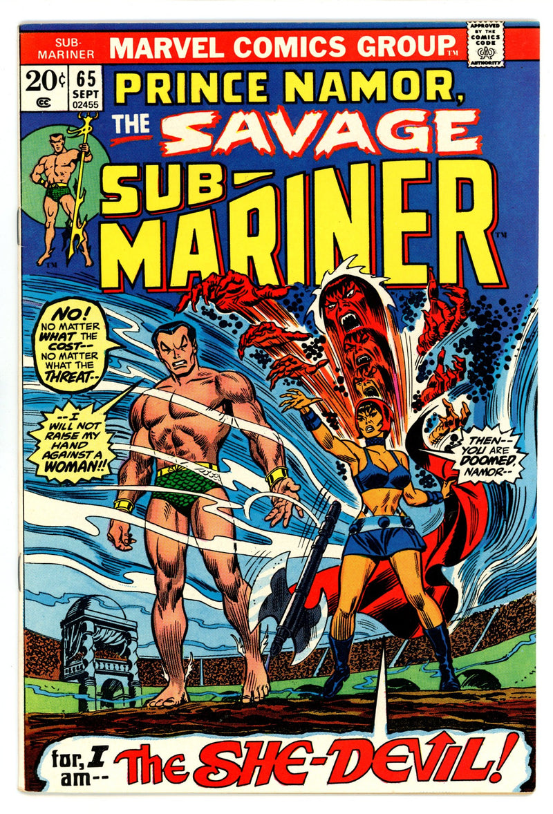 Sub-Mariner Vol 1 65 VF- (7.5) (1973) 