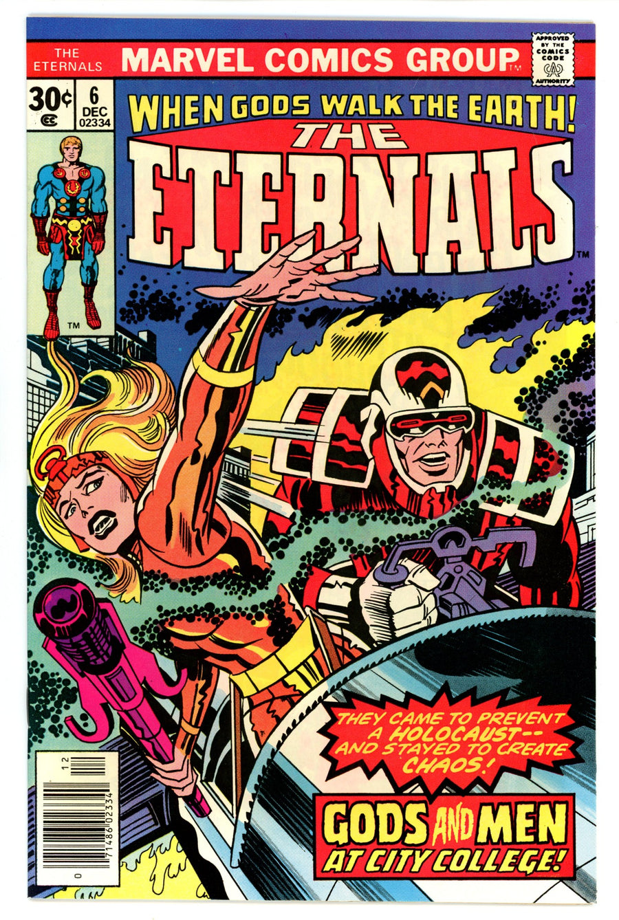 The Eternals Vol 1 6 NM- (9.2) (1976) 