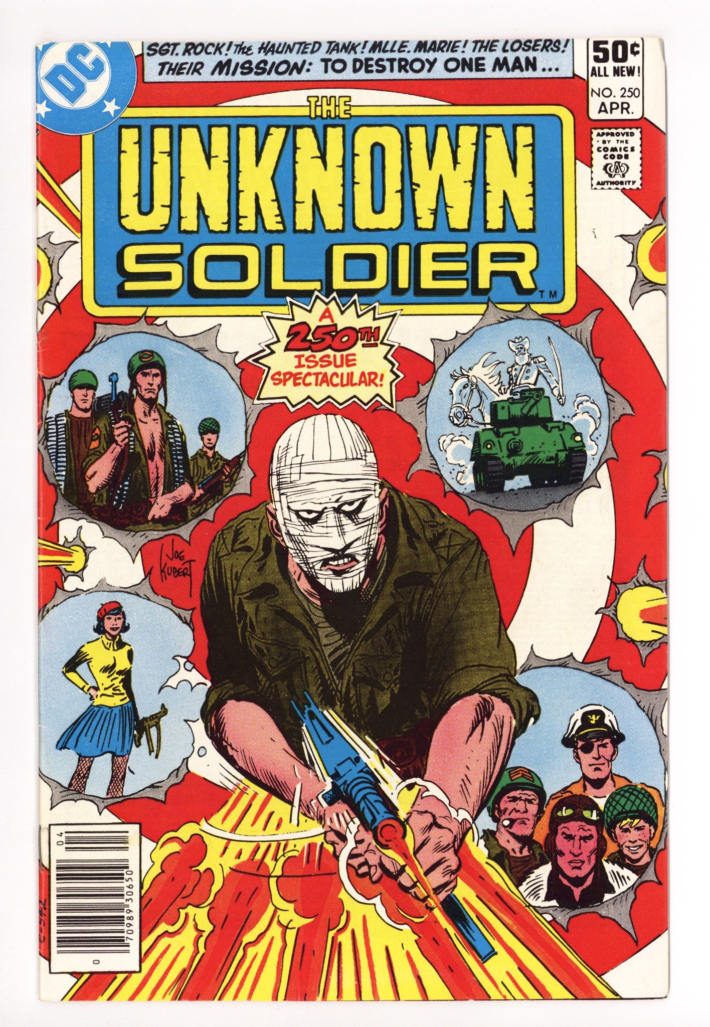 Unknown Soldier Vol 1 250 Mid Grade (1981) Newsstand 