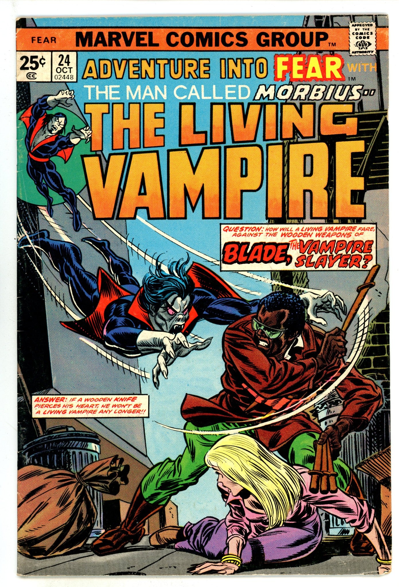 Fear 24 VG/FN (5.0) (1974) 