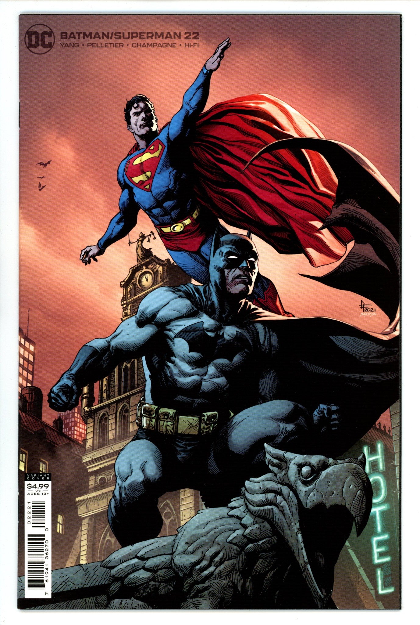 Batman / Superman Vol 2 22 High Grade (2021) Andrews Variant 