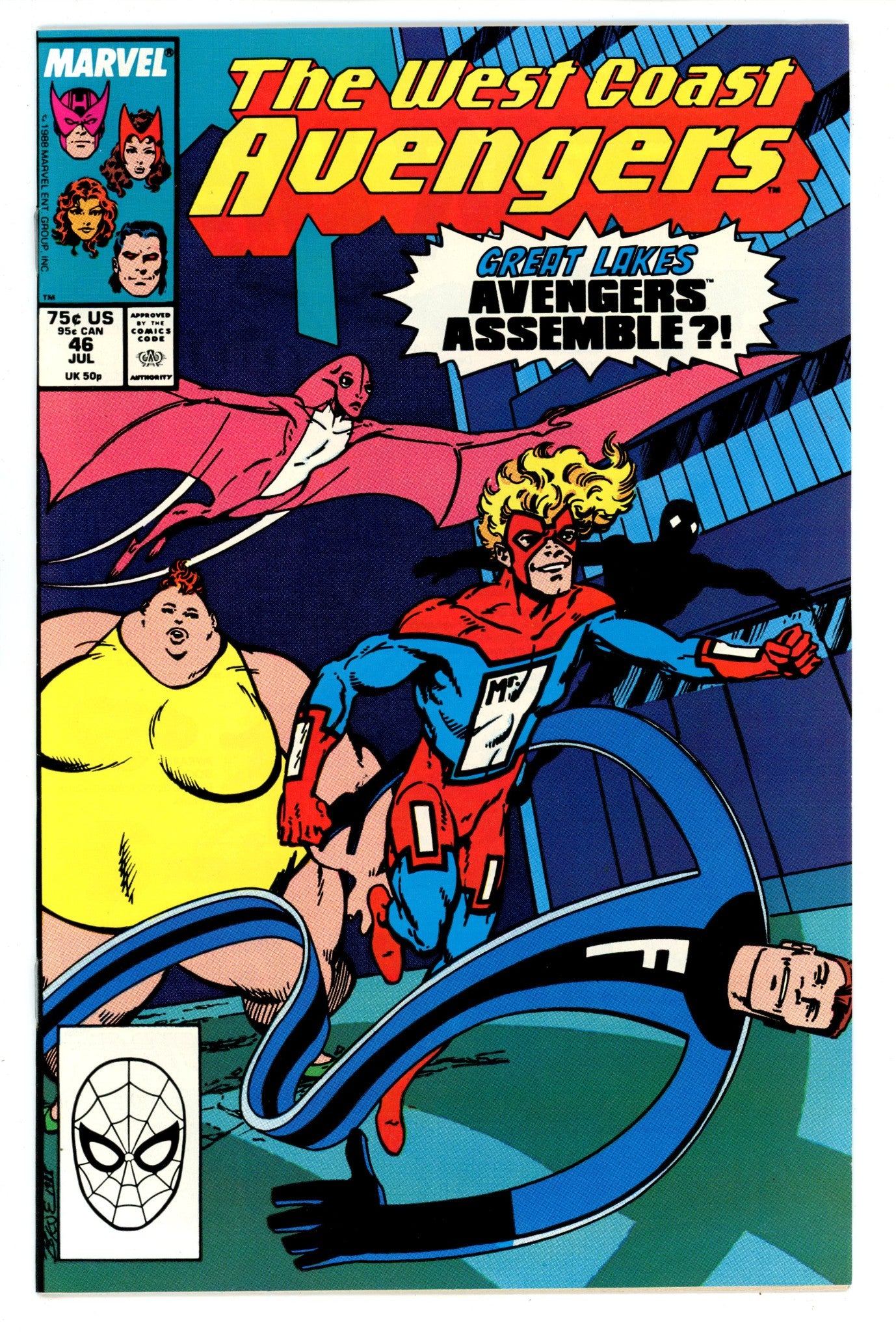 West Coast Avengers Vol 2 46 VF- (7.5) (1989) 