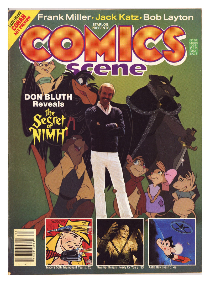 Comics Scene Vol 1 3 Low Grade (1981) Canadian Price Variant 