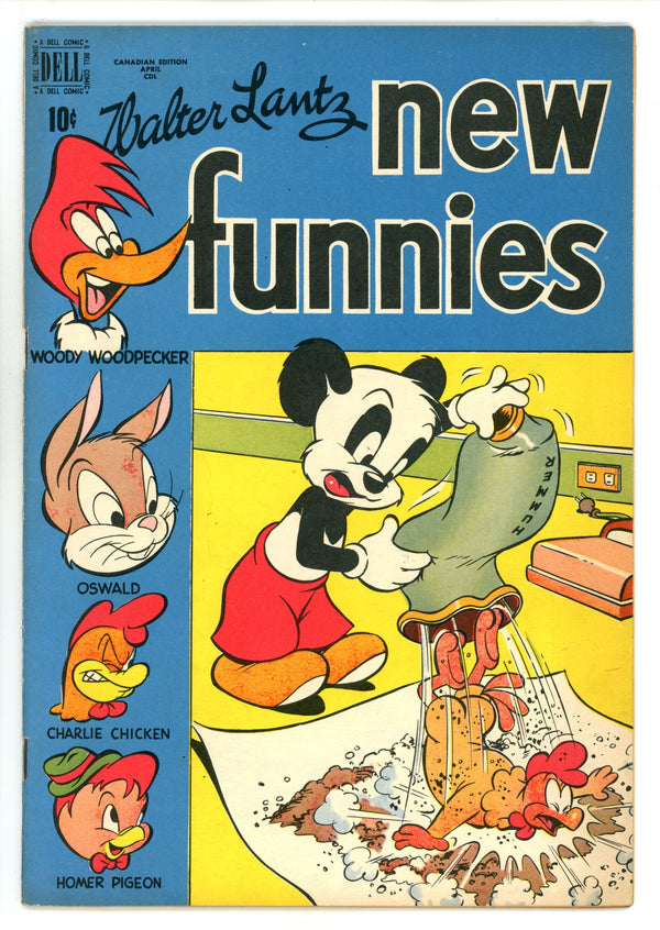 Walter Lantz New Funnies 146 FN/VF (7.0) (1949) Canadian Edition