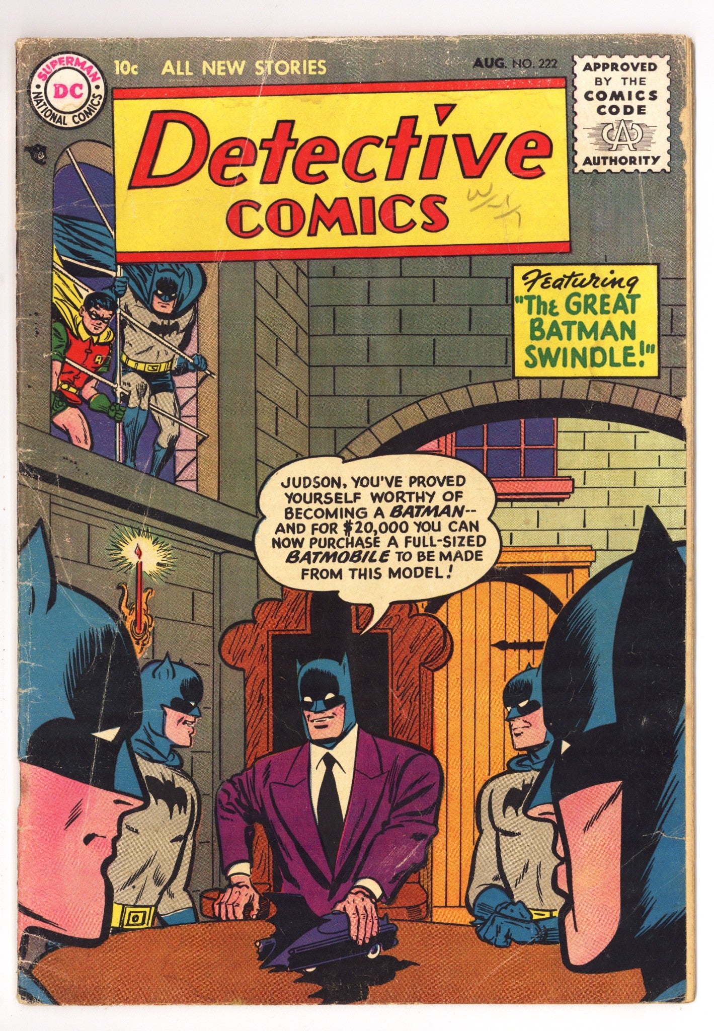 Detective Comics Vol 1 222 GD/VG (3.0) (1955) 