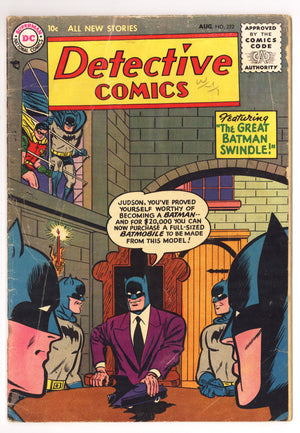 Detective Comics Vol 1 222 GD/VG (3.0) (1955)