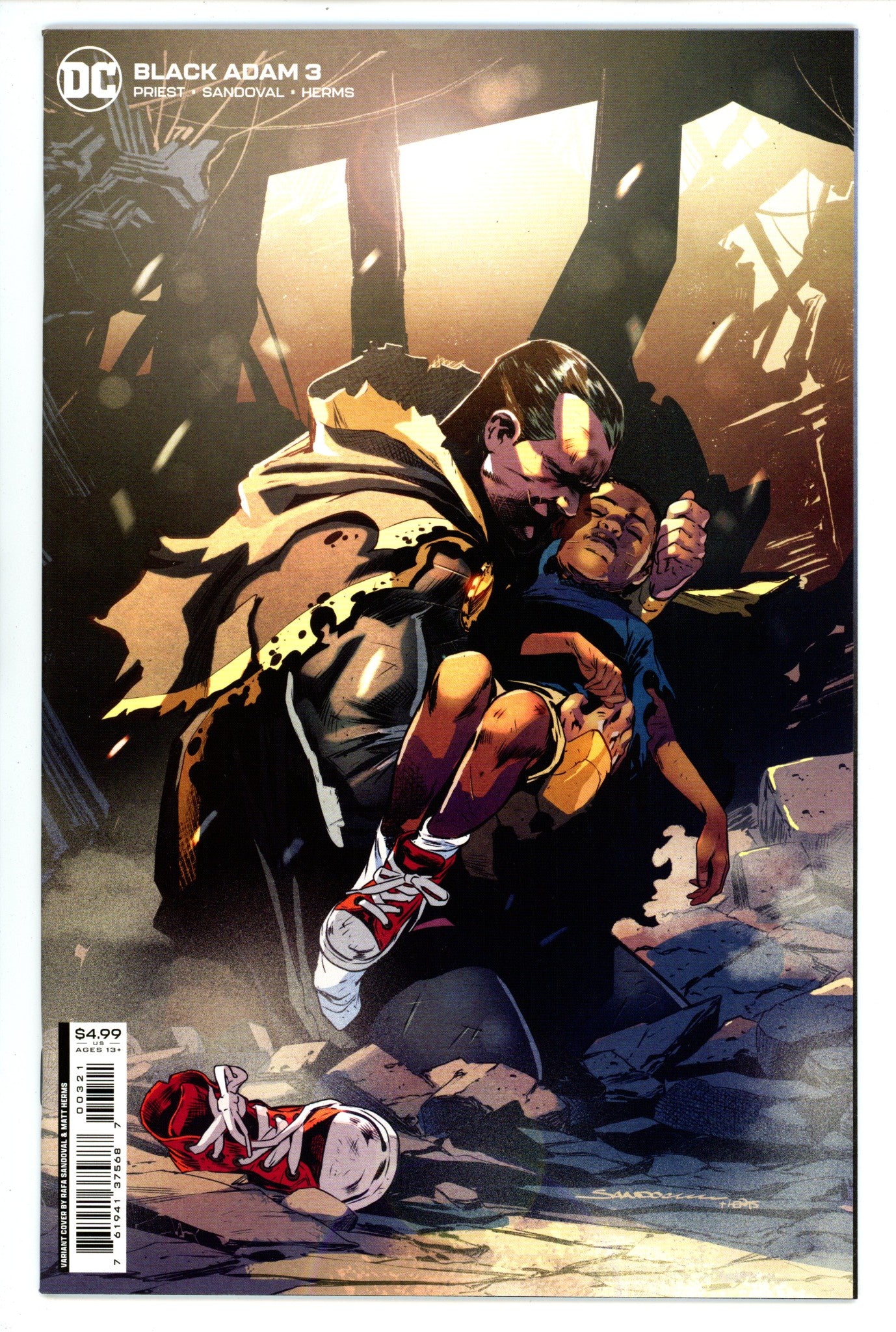 Black Adam Vol 1 3High Grade(2022) SandovalVariant