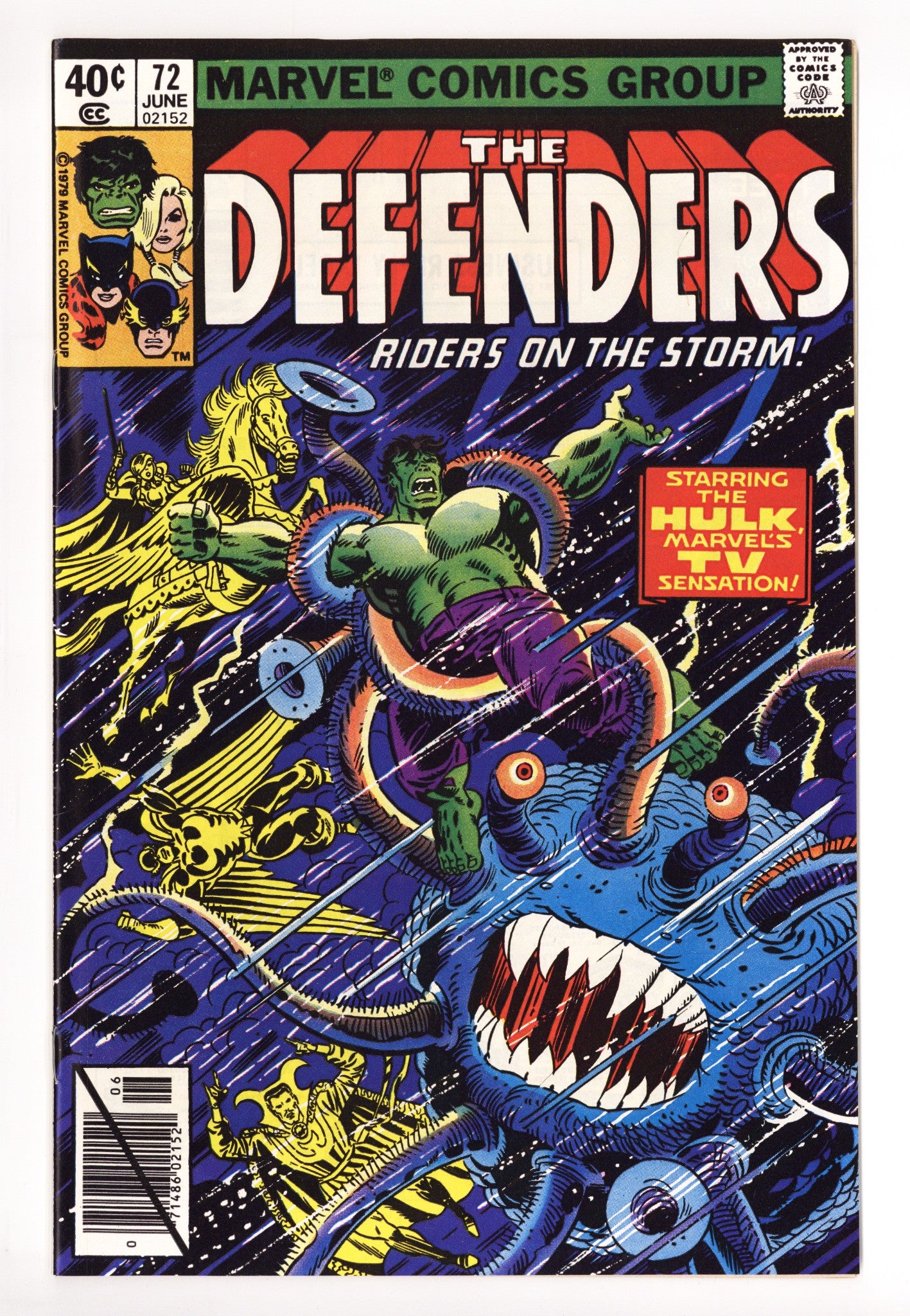 The Defenders Vol 1 72 Mid Grade (1979) 