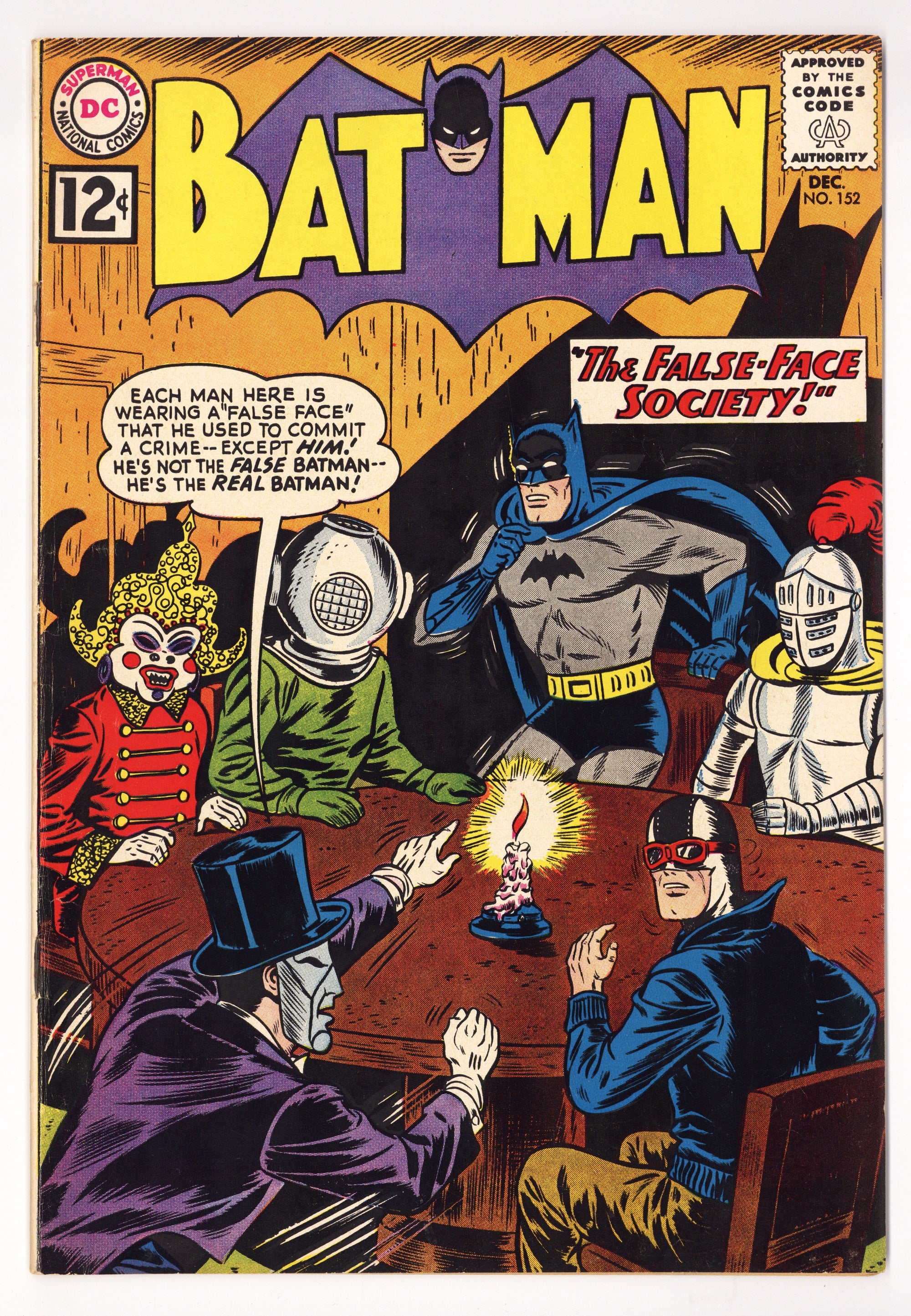 Batman Vol 1 152  FN+ (6.5)   (1962)        