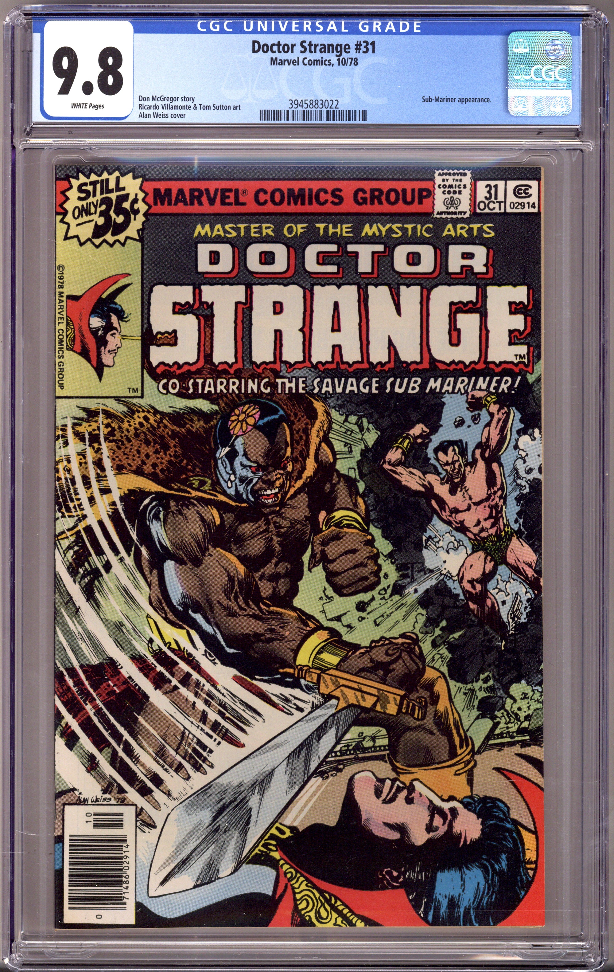 Doctor Strange Vol 2 31 CGC 9.8 (NM/M) (1978) 