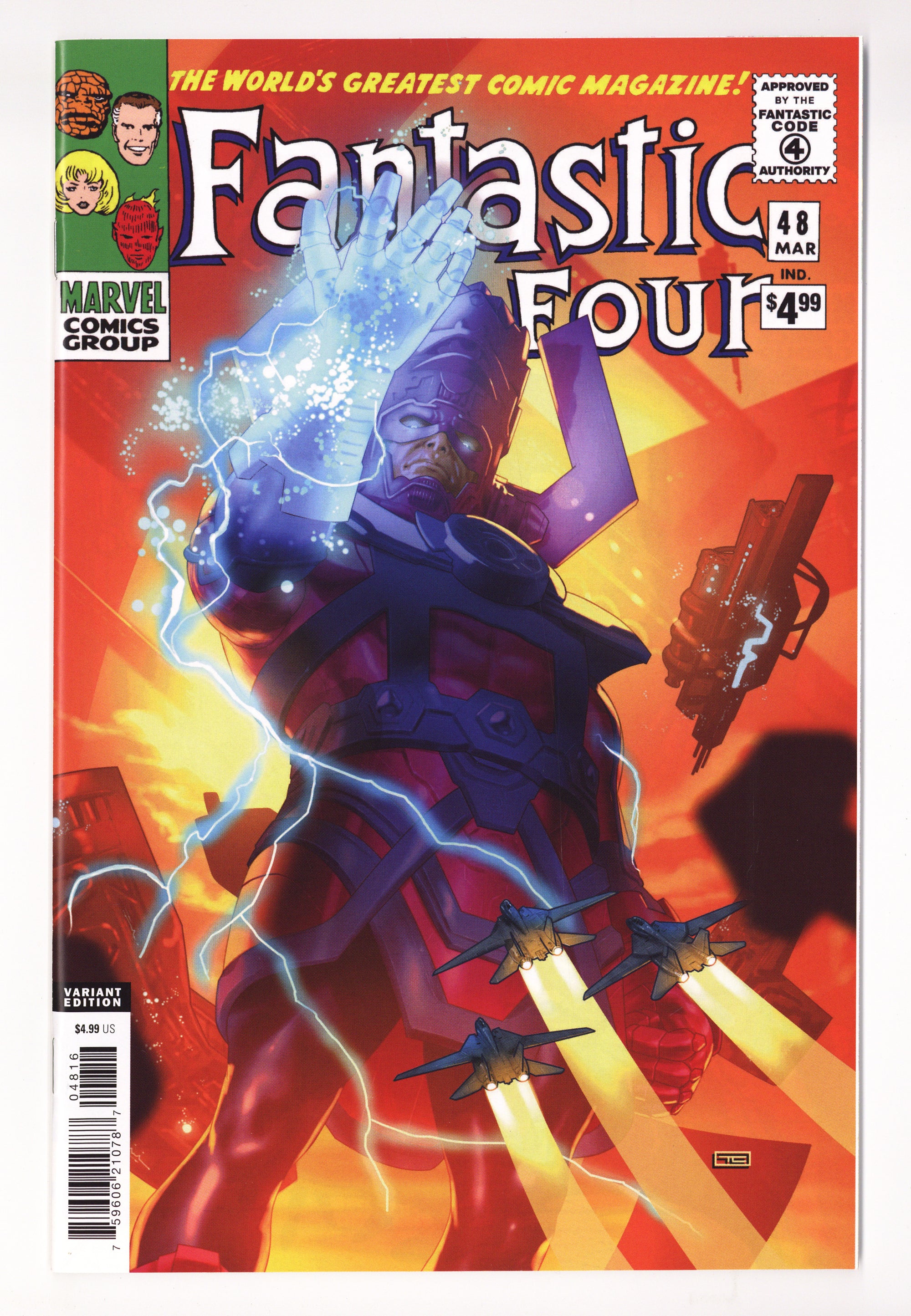 Fantastic Four Facsimile Vol 1 48  NM (9.4)   (2025) Clarke     Incentive Variant  