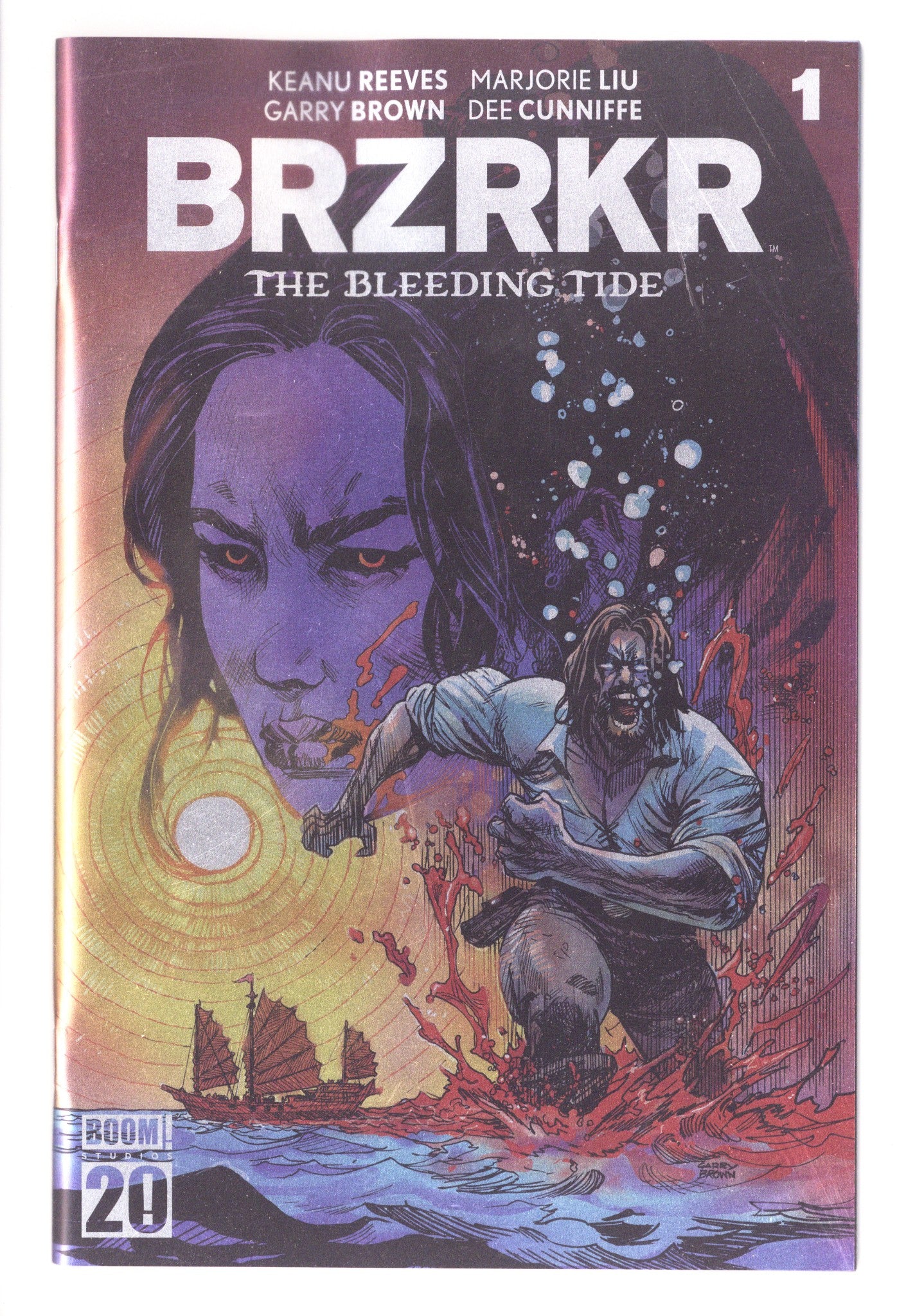 BRZRKR: The Bleeding Tide 1 Brown Foil Variant (2025)