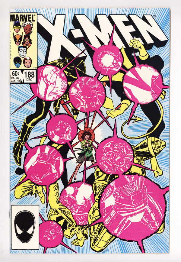 The Uncanny X-Men Vol 1 188 High Grade (1984)