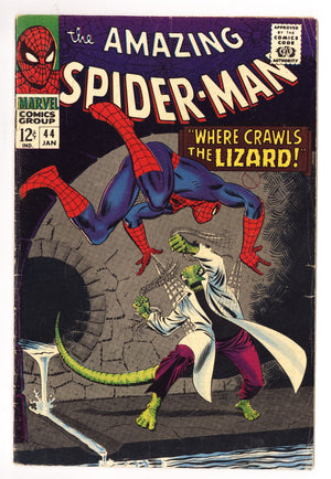 The Amazing Spider-Man Vol 1 44  VG+ (4.5)   (1967)