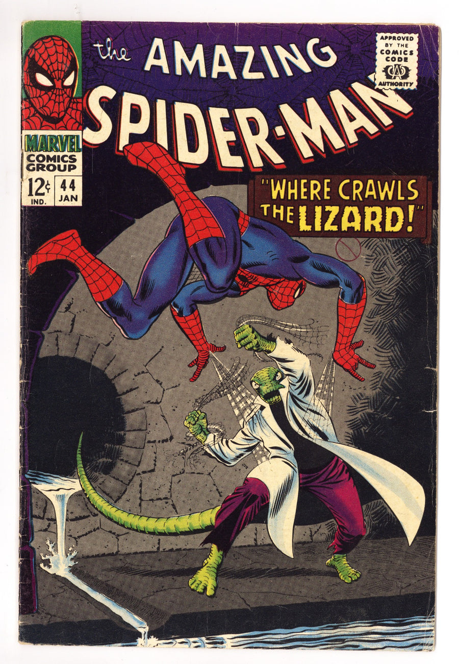 The Amazing Spider-Man Vol 1 44  VG+ (4.5)   (1967)        