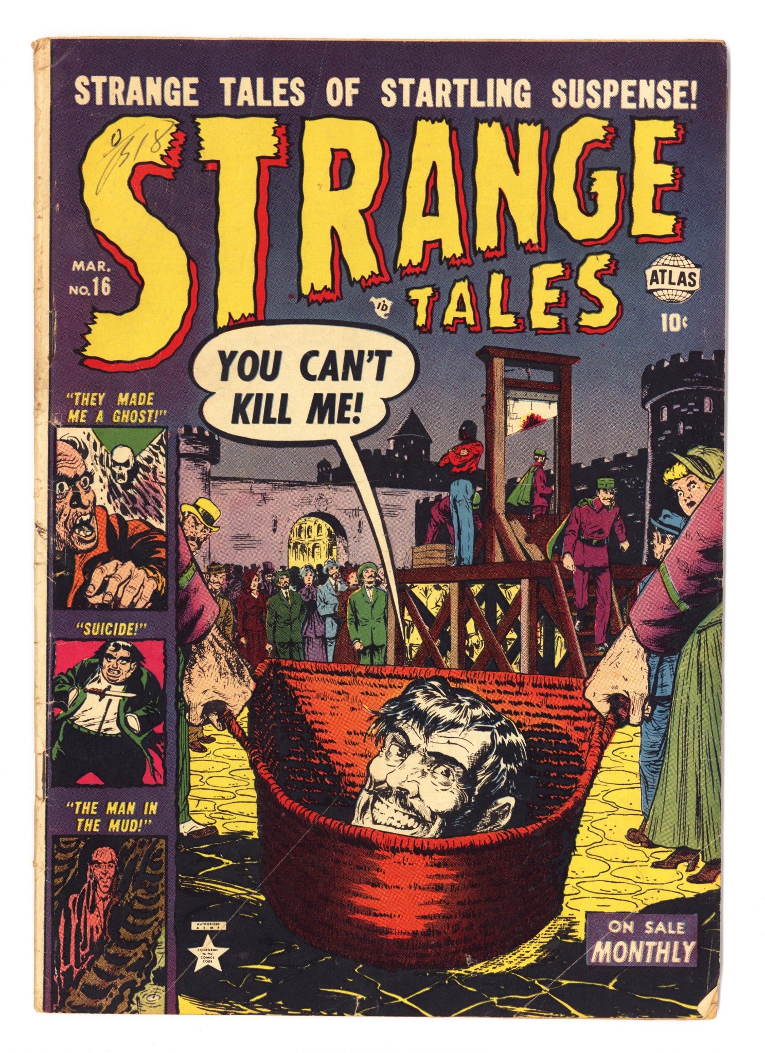 Strange Tales Vol 1 16 GD/VG (3.0) (1953) 
