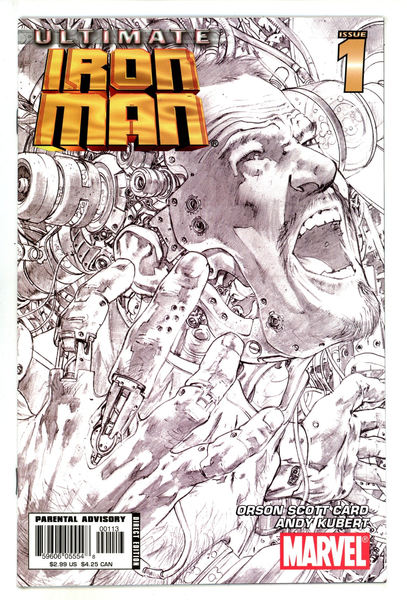 Ultimate Iron Man   1  High Grade   (2005)     3rd Print  