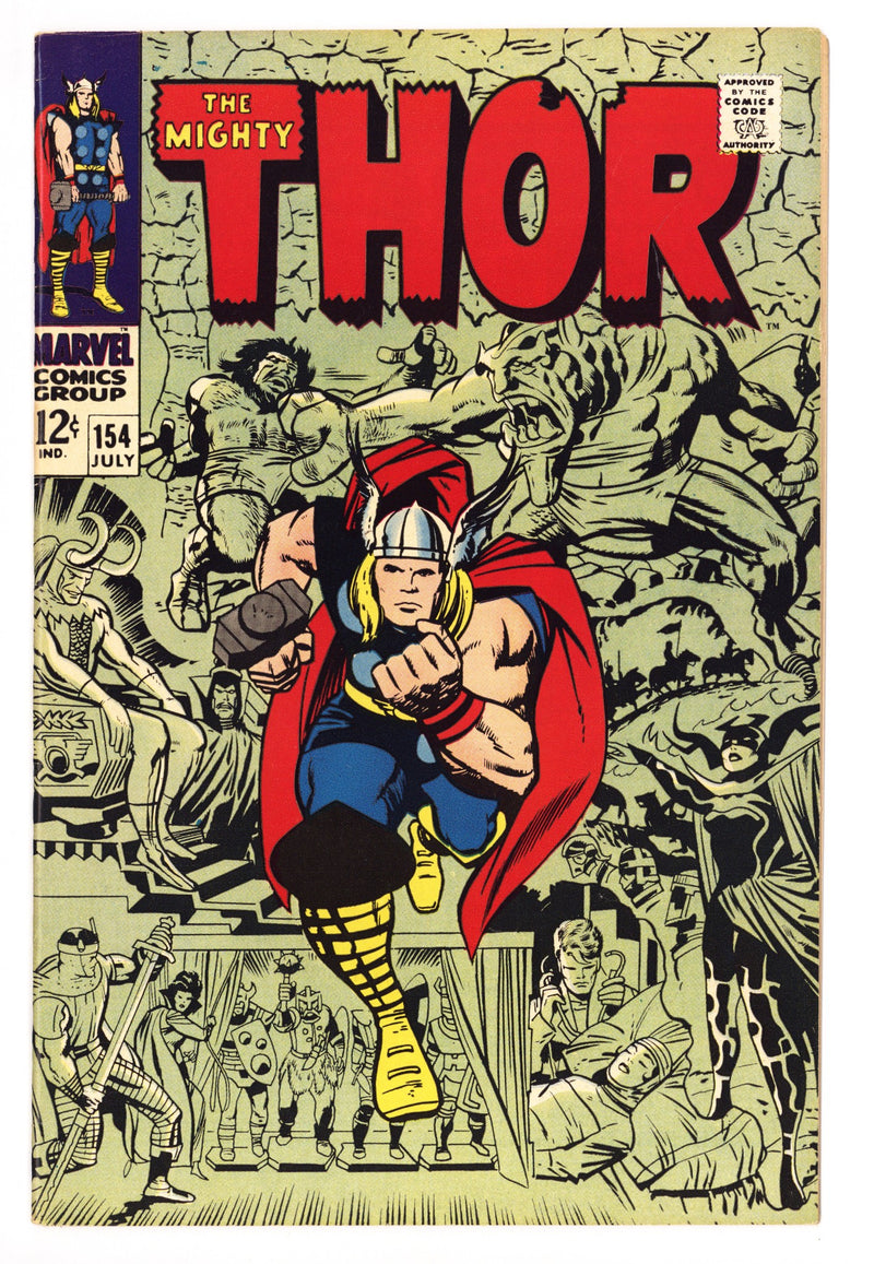 Thor Vol 1 154 VF+ (8.5) (1968) 