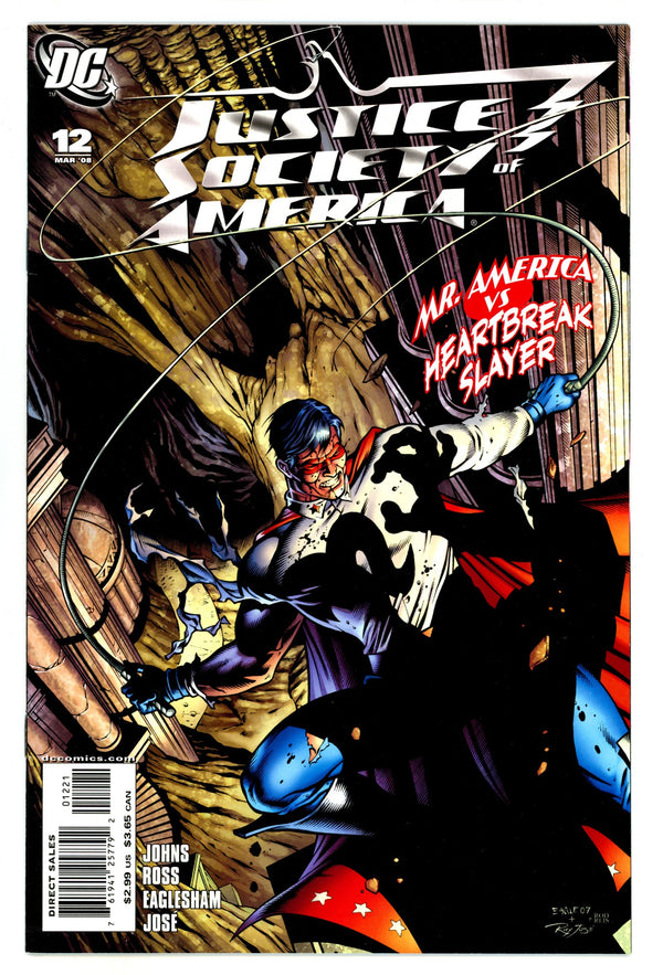 Justice Society of America Vol 3 12 High Grade (2008) Eaglesham Incentive Variant