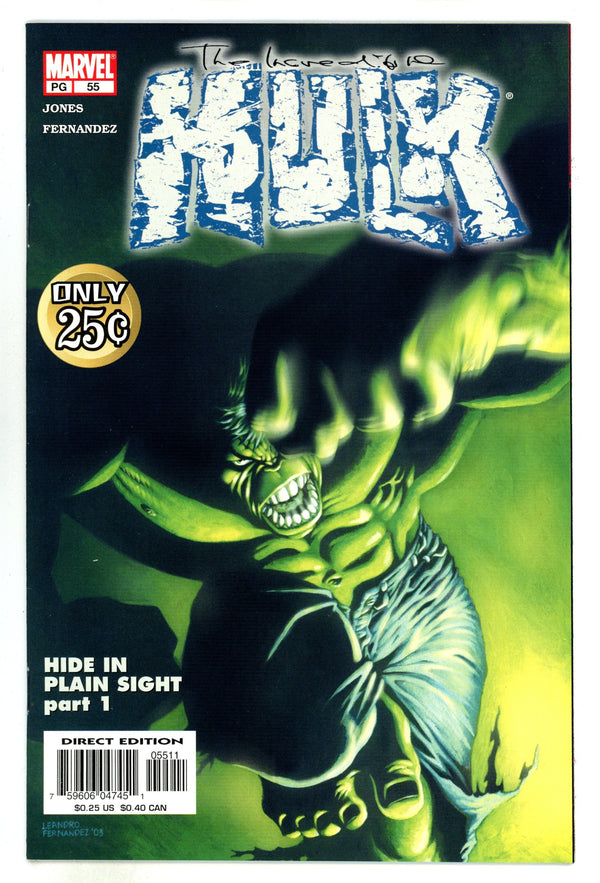 Incredible Hulk Vol 2 55 High Grade (2003)