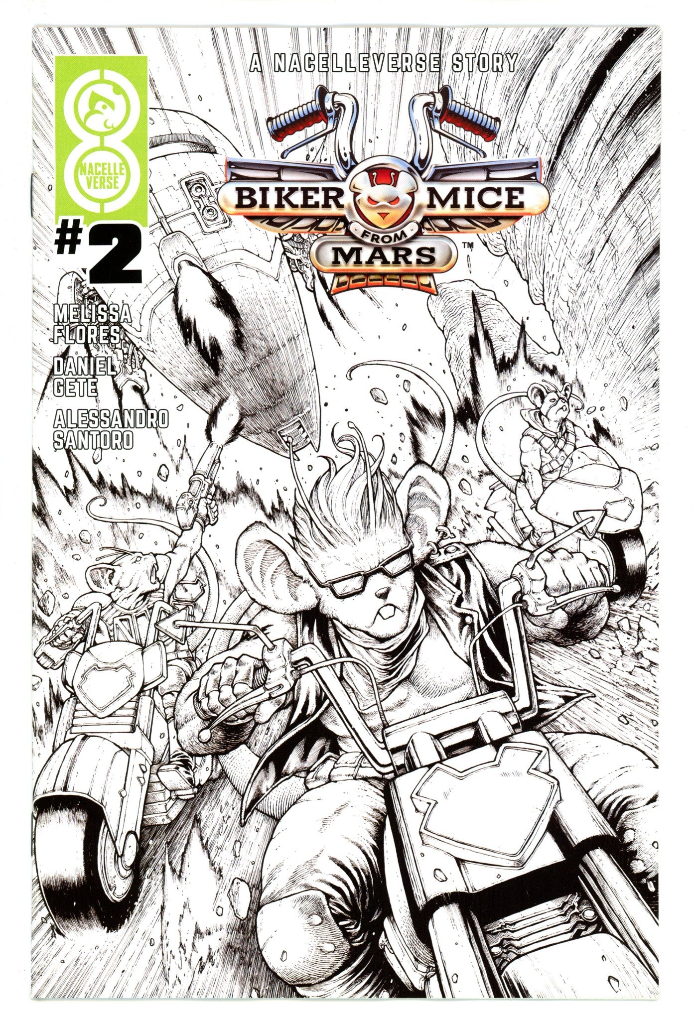 Biker Mice From Mars 2 Gete B&W Incentive NM- (2025)