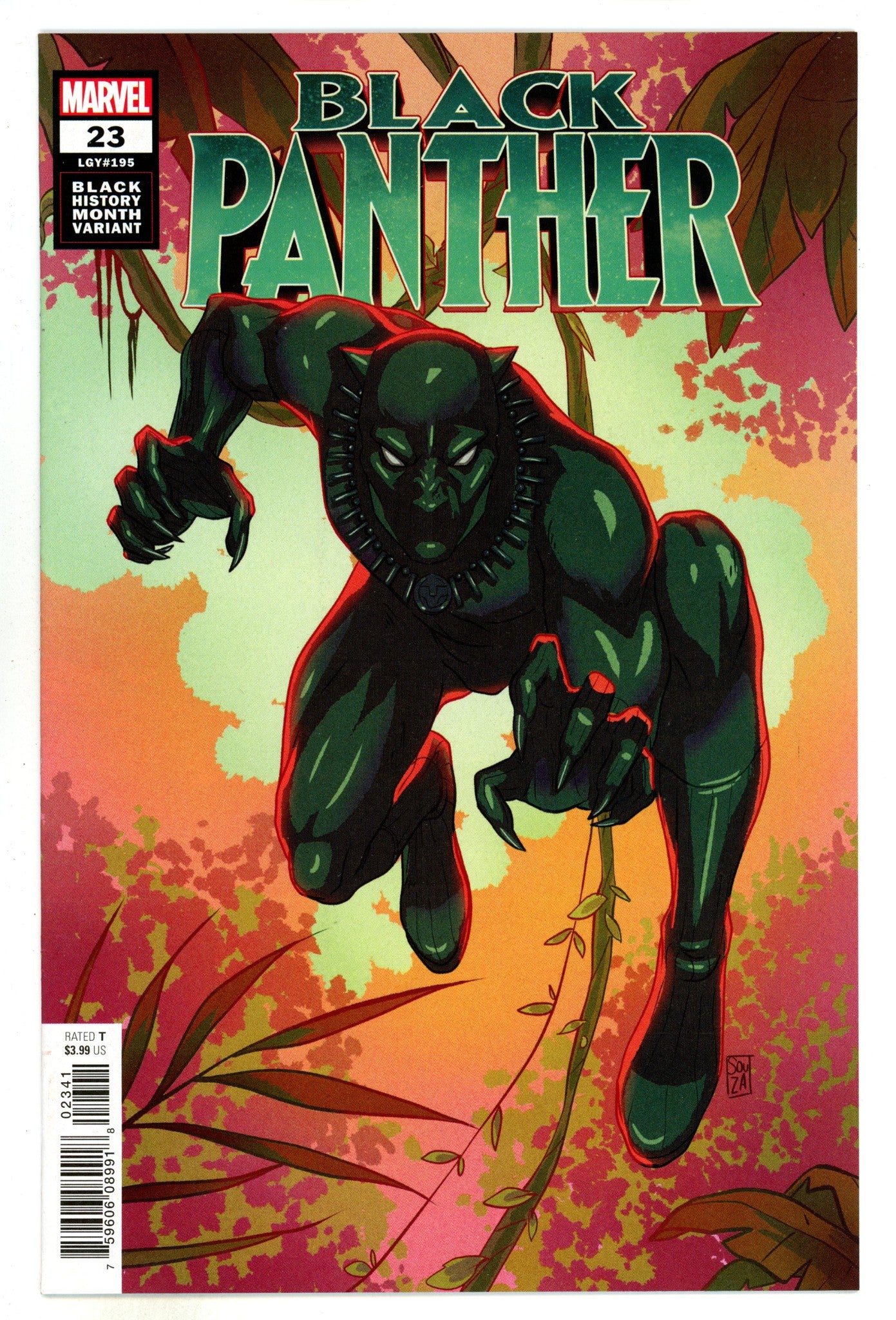 Black Panther Vol 7 23 (195) High Grade (2021) Souza Variant 