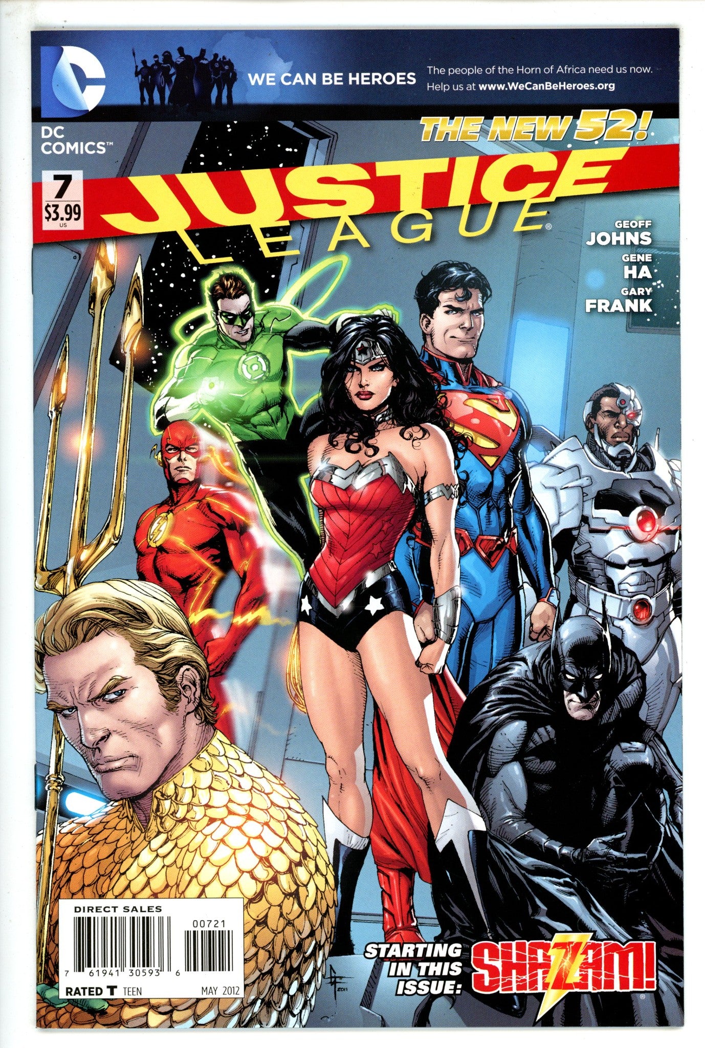 Justice League Vol 1 7High Grade(2012) FrankIncentive Variant