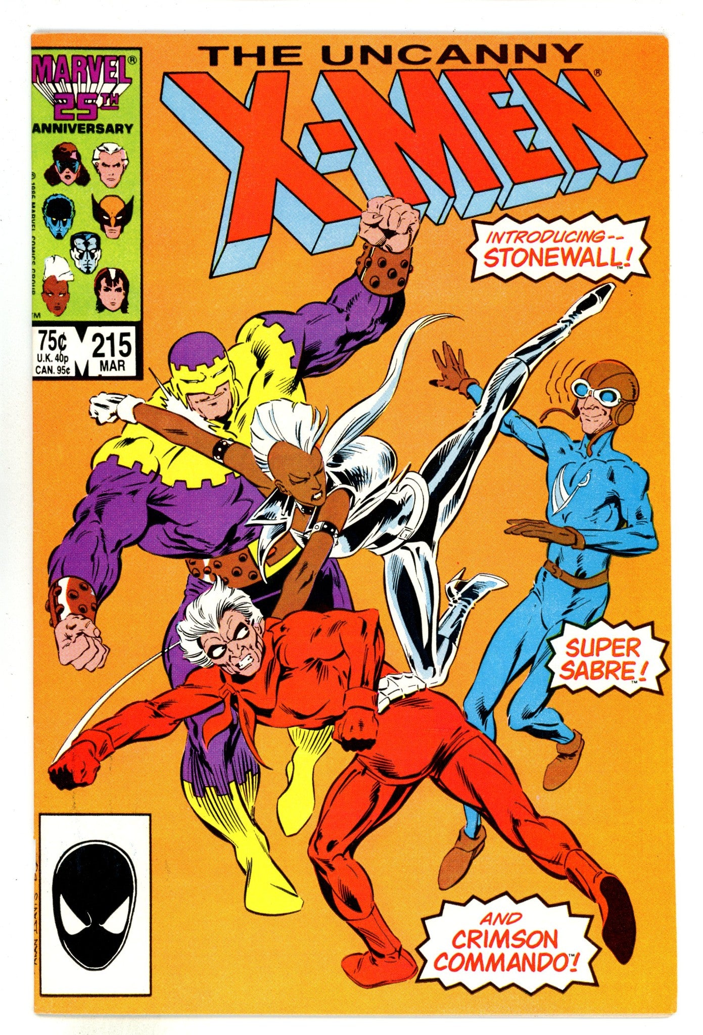 The Uncanny X-Men Vol 1 215 High Grade (1987) 