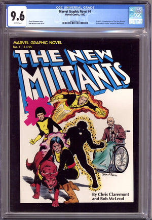 Marvel Graphic Novel   4 CGC 9.6 (NM+) New Mutants  (1982)