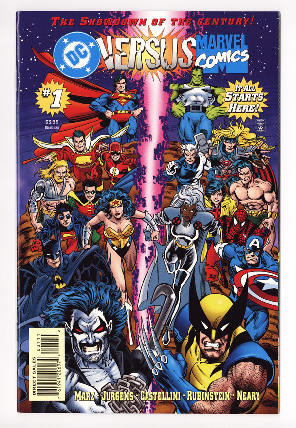 DC versus Marvel / Marvel versus DC   1  VF/NM (9.0)   (1996)