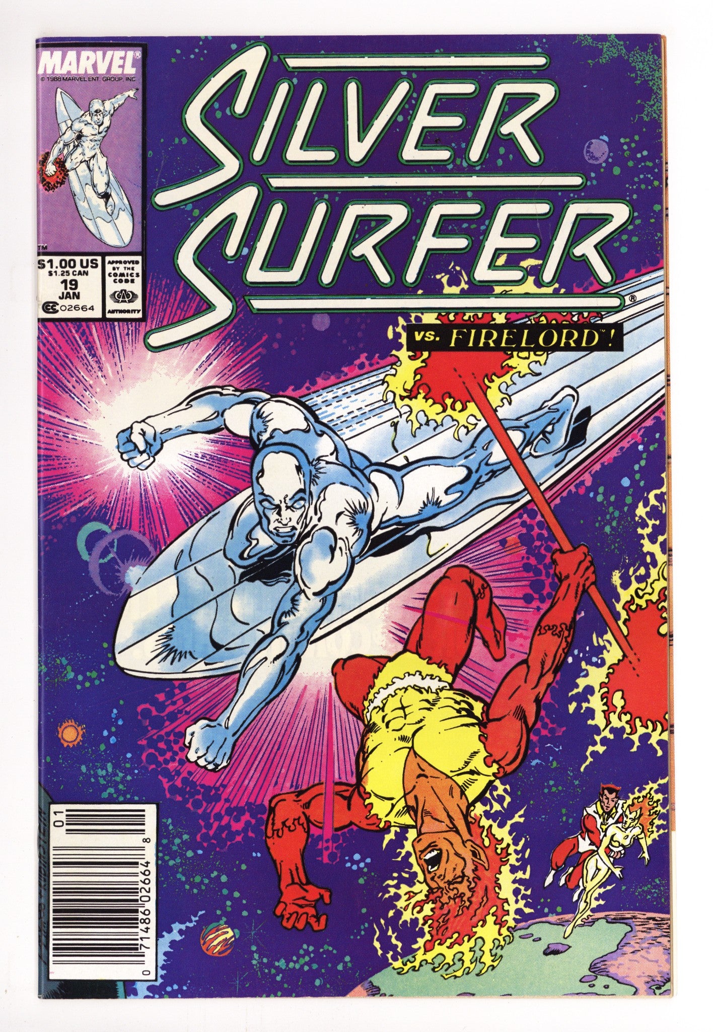 Silver Surfer Vol 3 19 High Grade (1989) Newsstand 