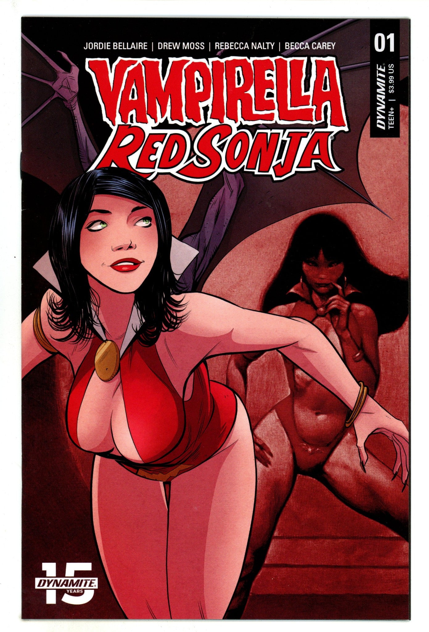 Vampirella / Red Sonja 1 High Grade (2019) Moss Variant 