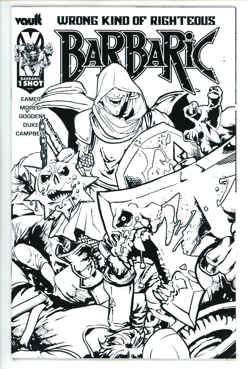 Barbaric Wrong Kind Of Righteous 1 Gooden B&W Incentive Variant NM (2023)