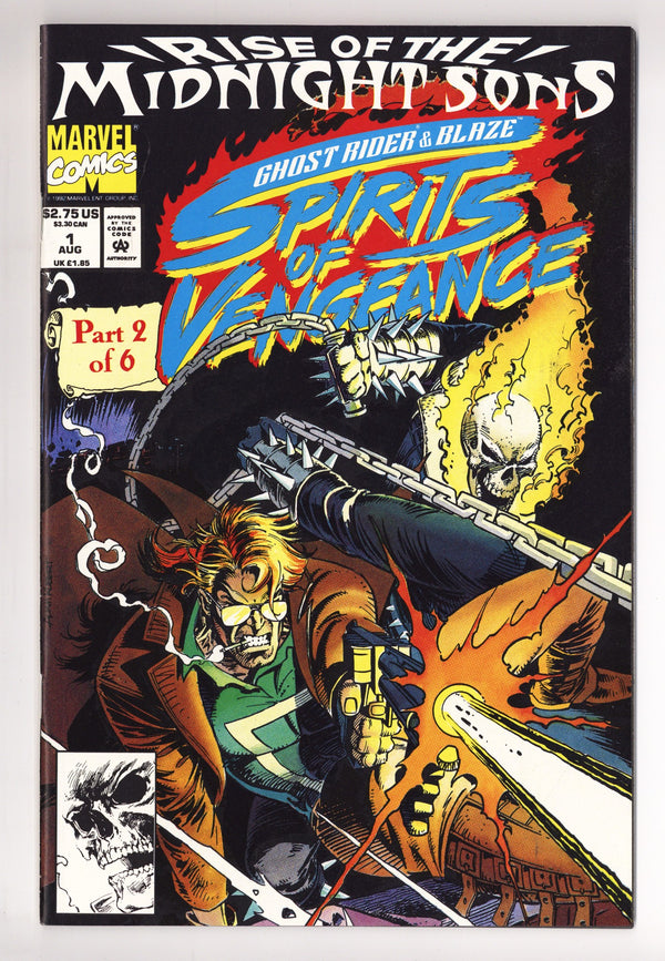 Ghost Rider / Blaze: Spirits of Vengeance Vol 1 1 High Grade (1992) Unsealed
