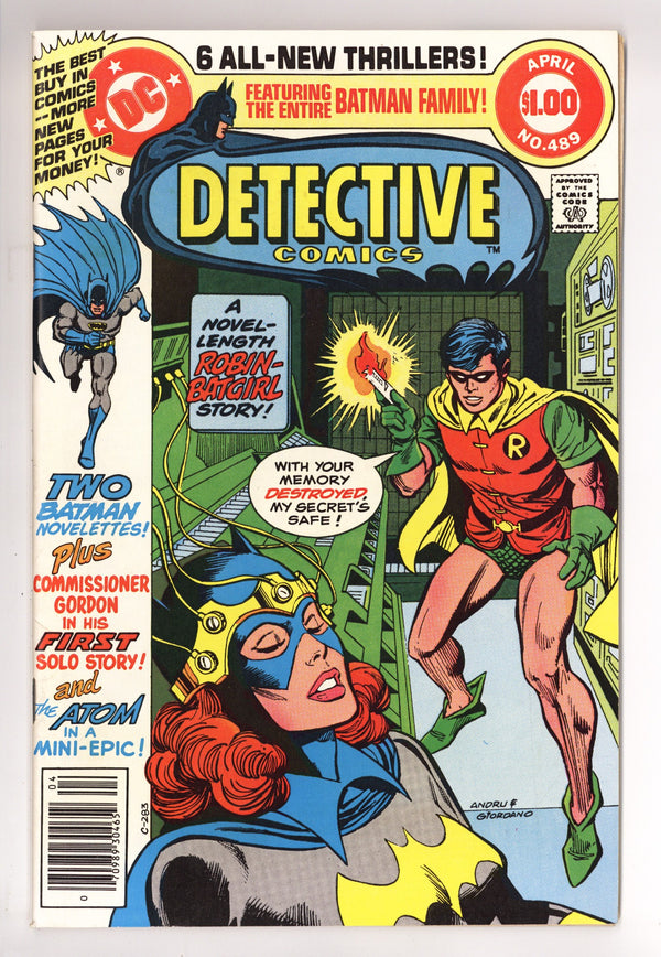 Detective Comics Vol 1 489 VF+ (8.5) (1980)