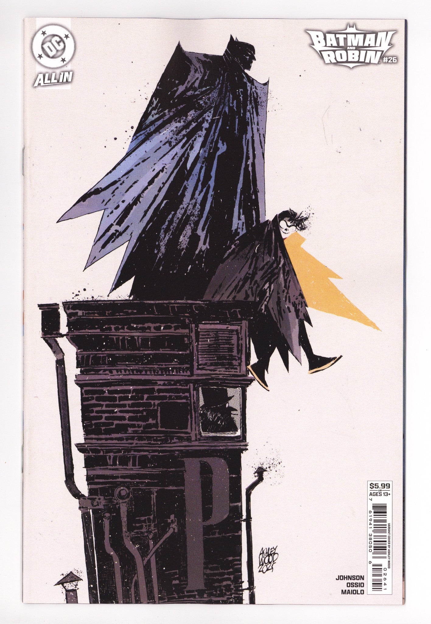 Batman And Robin Vol 3 26 Wood Variant (2025)