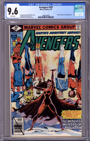 The Avengers Vol 1 187 CGC 9.6 (NM+) (1979)
