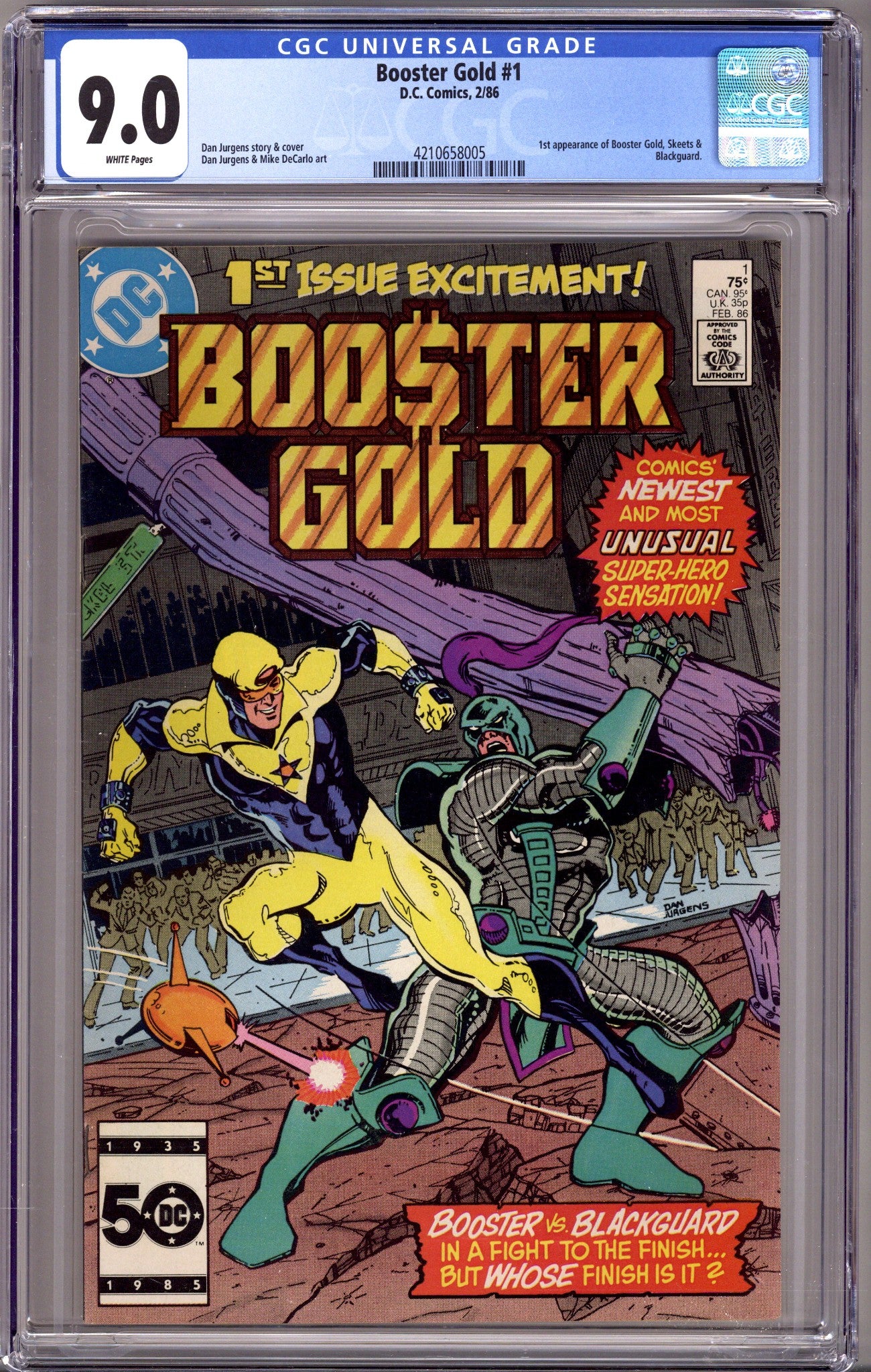 Booster Gold Vol 1 1 CGC 9.0 (VF/NM) (1986) 