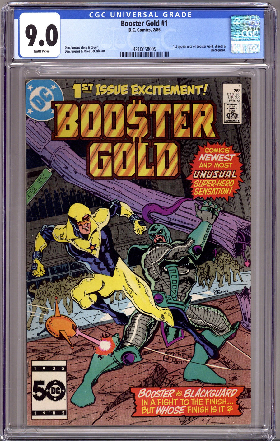 Booster Gold Vol 1 1 CGC 9.0 (VF/NM) (1986) 