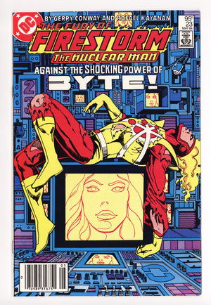 The Fury of Firestorm Vol 2 23 VF+ (8.5) (1984) Canadian Price Variant