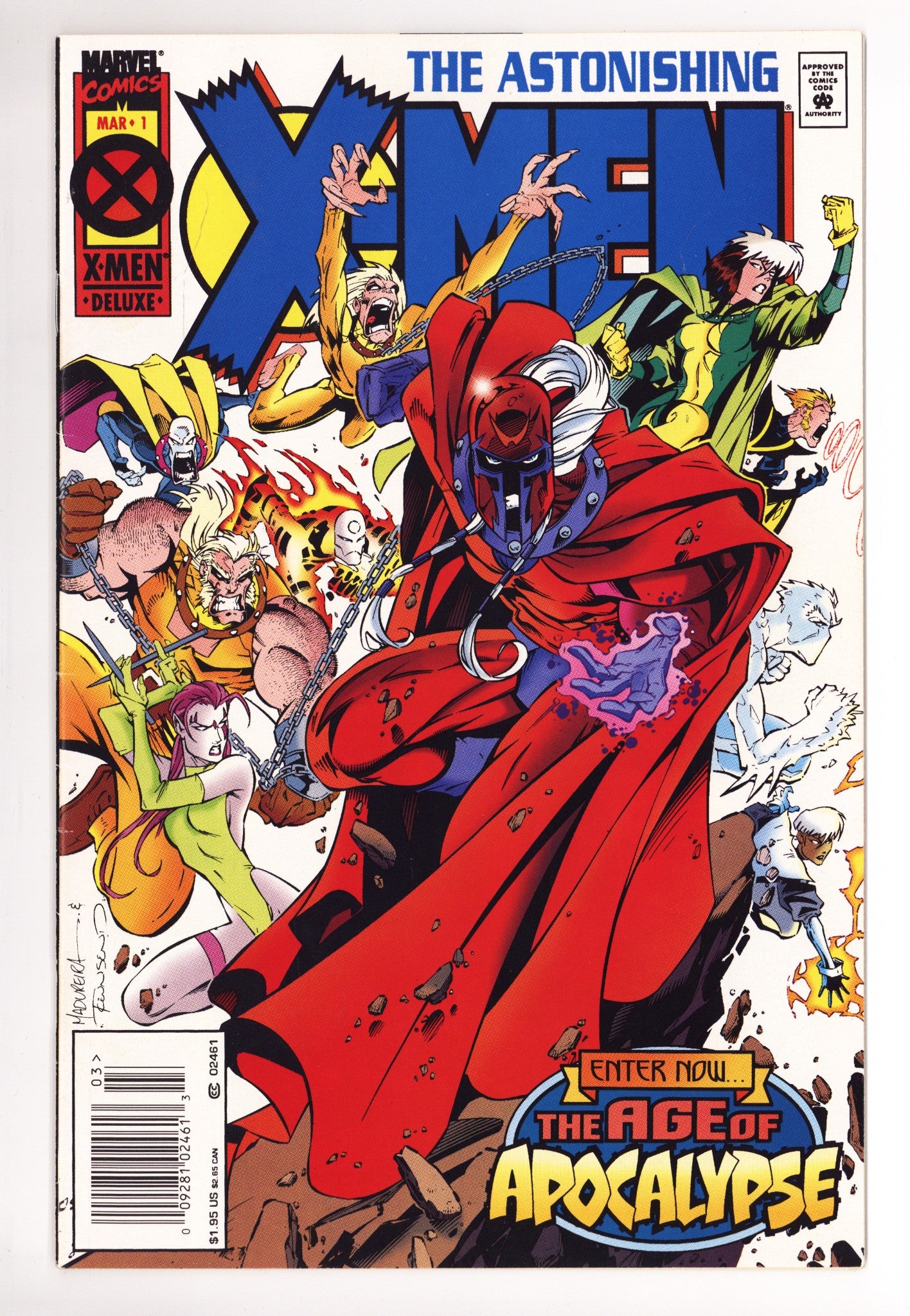 Astonishing X-Men Vol 1 1 Low Grade (1995) Newsstand 