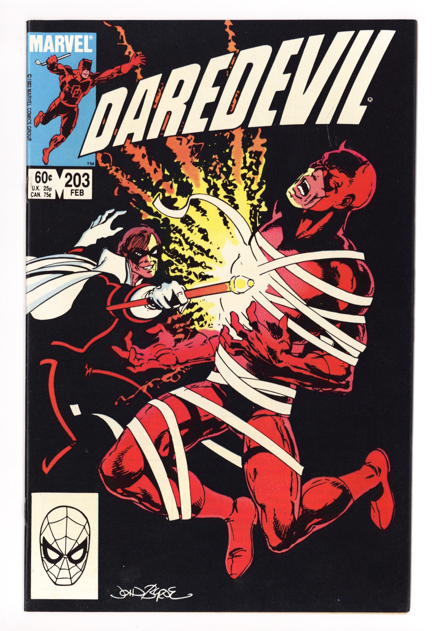 Daredevil Vol 1 203 Mid Grade (1984) 