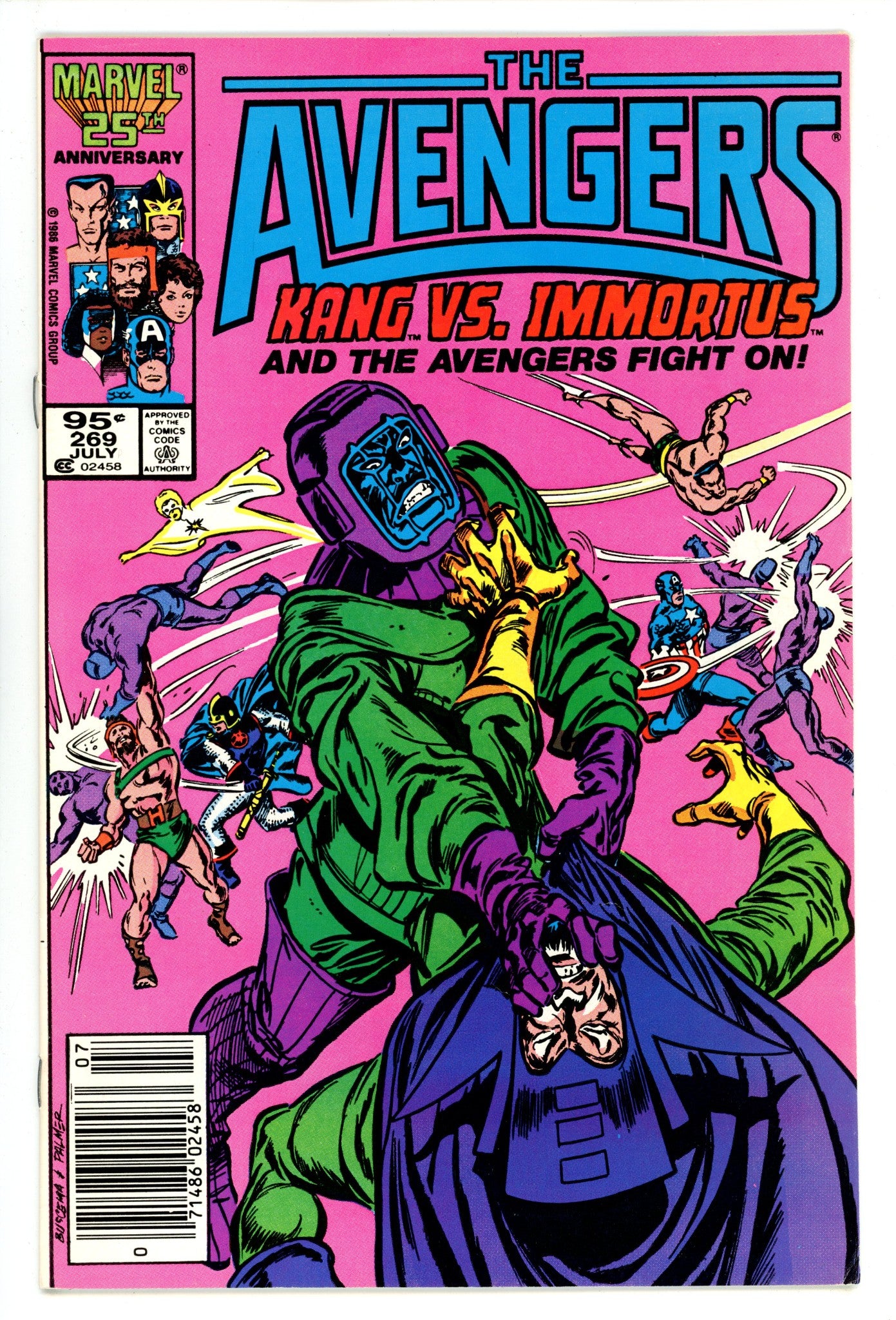 The Avengers Vol 1 269 FN- (5.5) (1986) Canadian Price Variant 