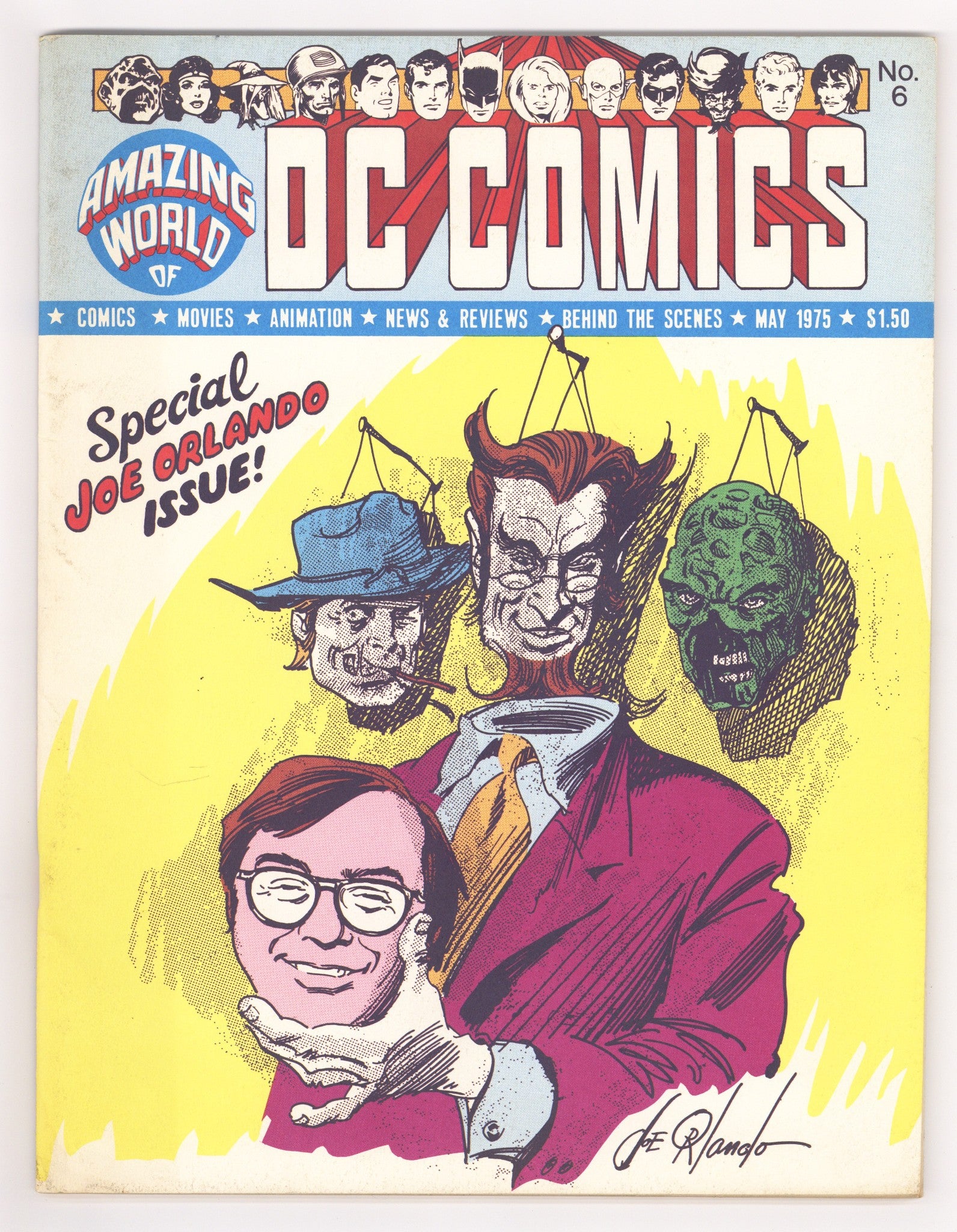 The Amazing World of DC Comics 6 FN (6.0) (1975) 