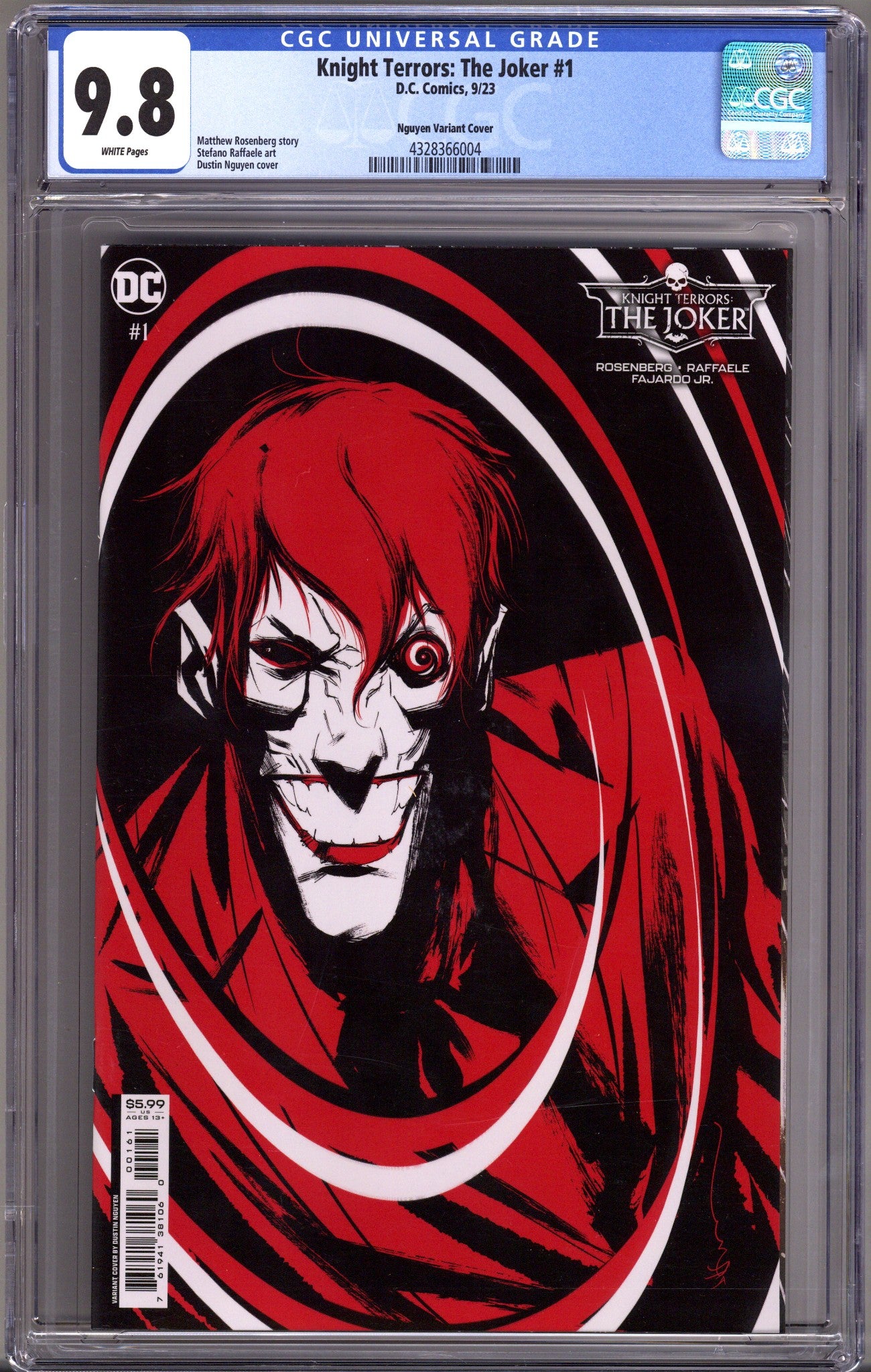 Knight Terrors: The Joker 1 CGC 9.8 (NM/M) (2023) Nguyen Variant 