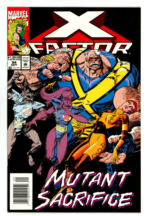 X-Factor Vol 1 94 High Grade (1993) Newsstand