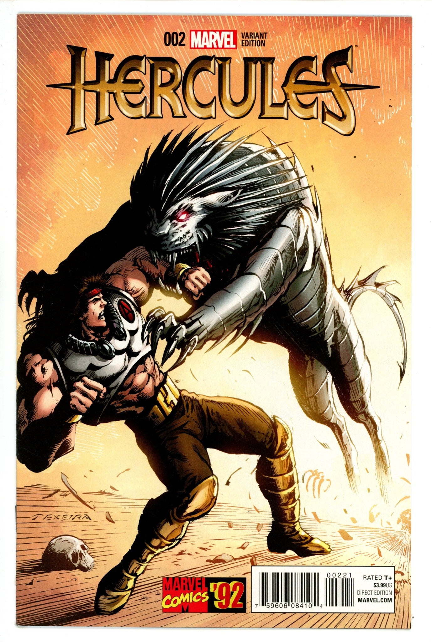 Hercules Vol 4 2 High Grade (2016) Texeira Incentive Variant 