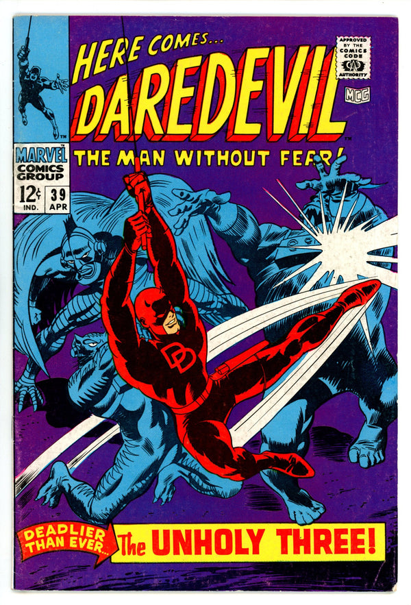 Daredevil Vol 1 39 FN+ (6.5) (1968)