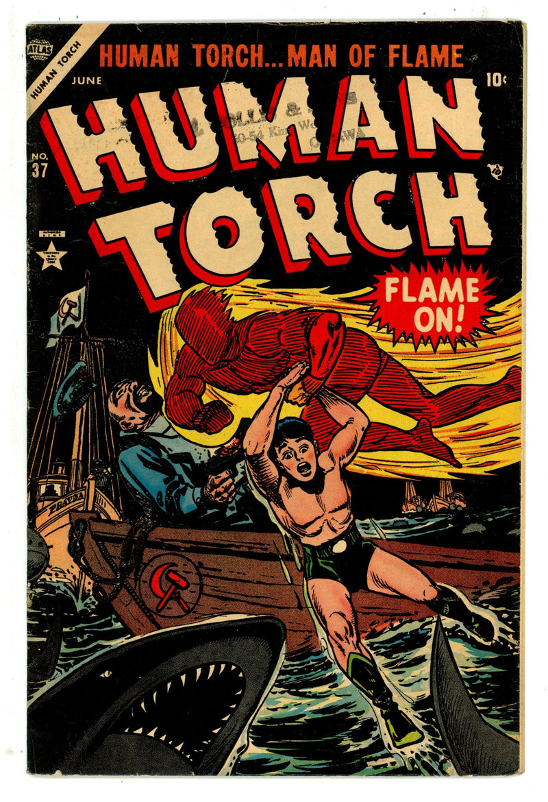 The Human Torch Vol 1 37 FN (6.0) (1954) 