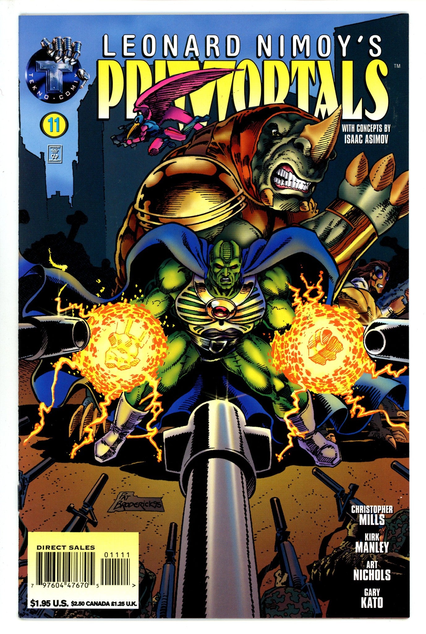 Leonard Nimoy's Primortals Vol 1 11 (1996)